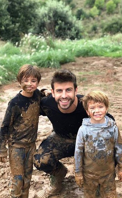 Gerard Pique, Sasha, Milan